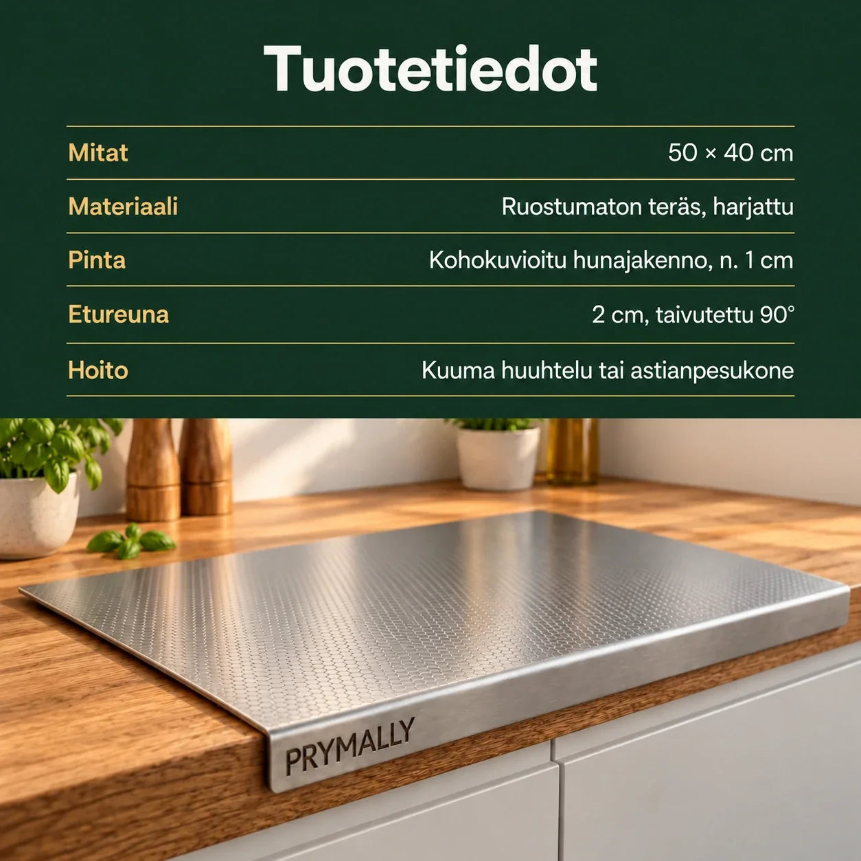 Prymally-leikkuulaudan tuotetiedot